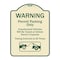 Signmission Designer Series-Warning Permit Parking Vehicles Will Be Towed Vehicle, 24" x 18", TG-1824-9866 A-DES-TG-1824-9866 - alternate 1
